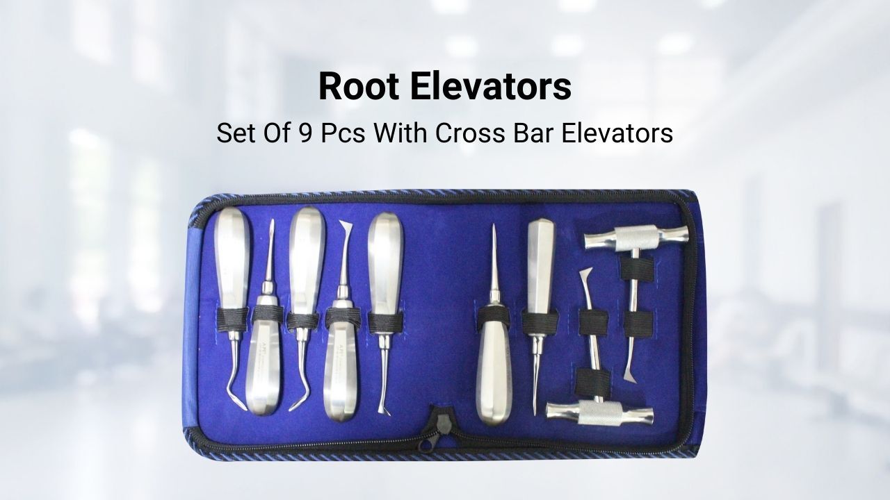 Root Elevator Kit Set Of 13 Pcs - Unicorn Denmart